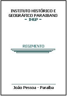 Regimento do IHGP